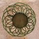 Vintage bamboo and rattan plant holder from the 50/60s