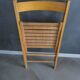 Antique wooden folding chair