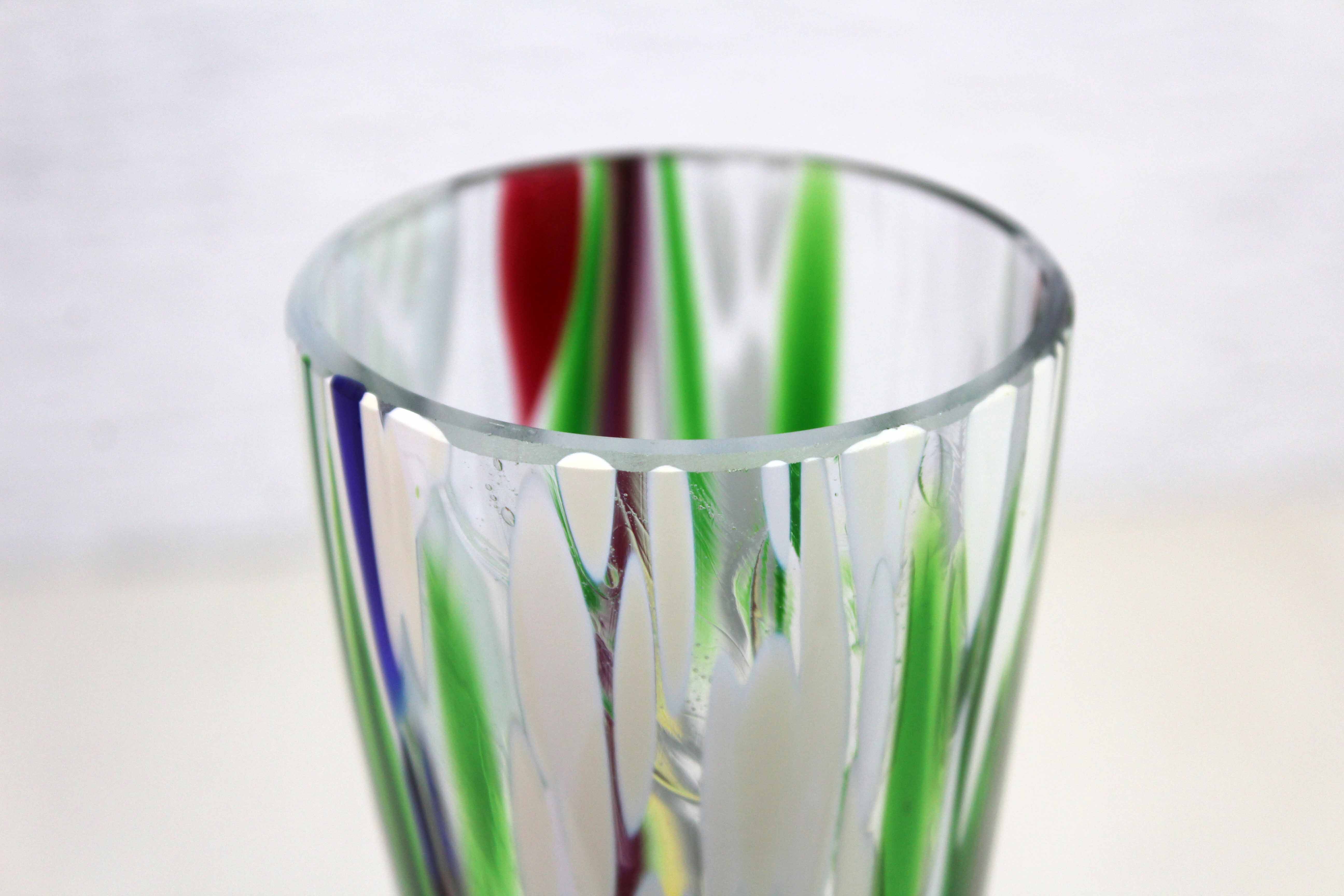 Vintage blown glass vase