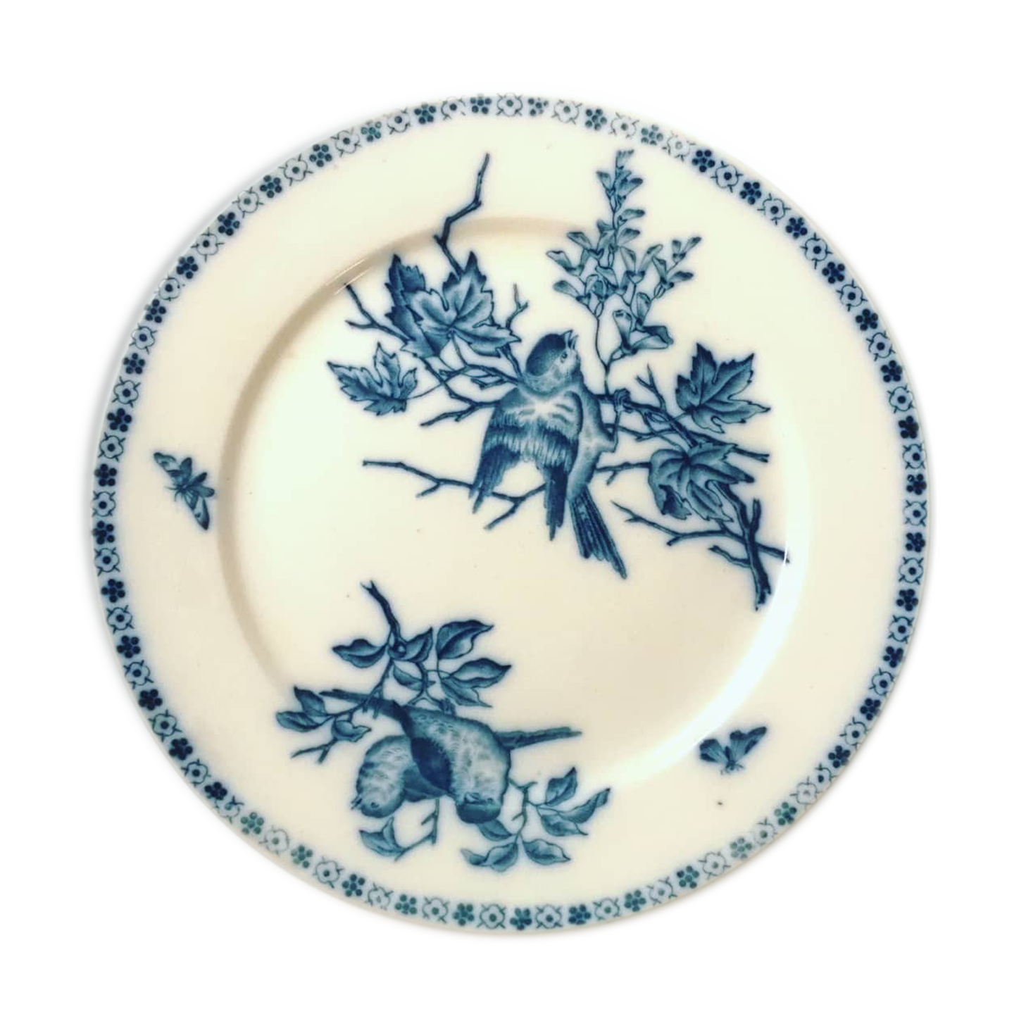 Plates Earth of iron, model "singers" Boch Keramis, 19th brothers