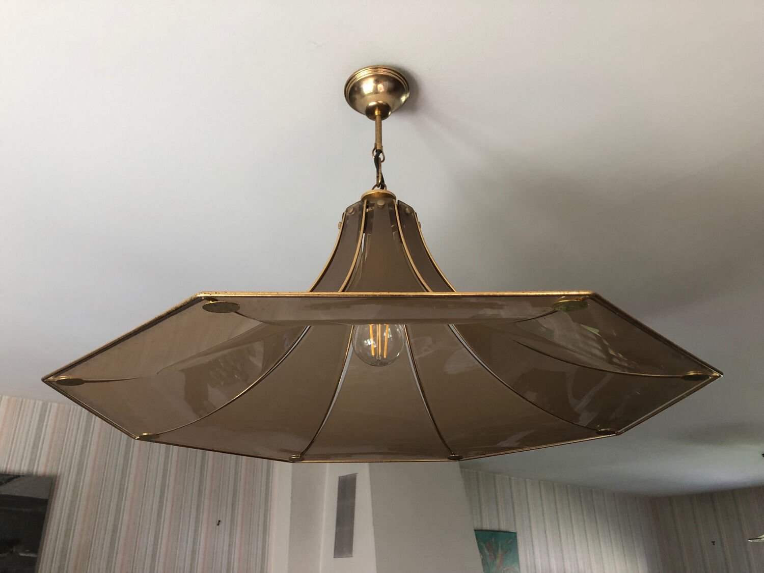 Suspension luminaire art deco