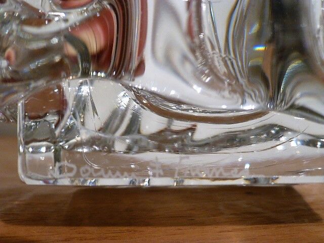 Daum crystal vase