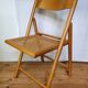 Chaise pliante cannée