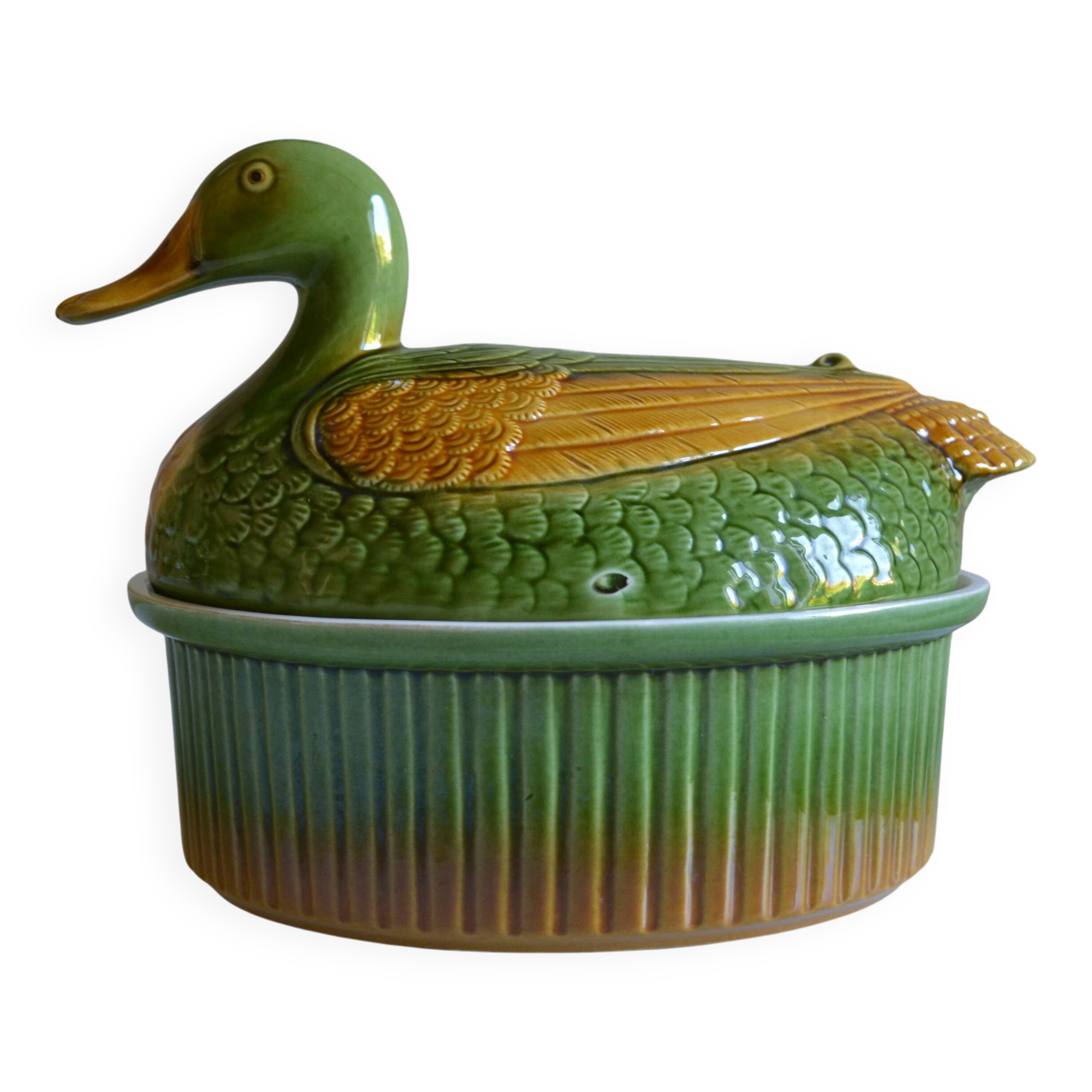 Large Barbotine terrine "What's Vincent gifts"