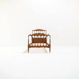 Lit Chiavari classique italien en pin, 1/2