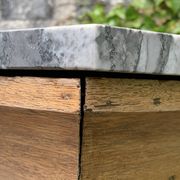 High Empire chest of drawers in solid raw oak