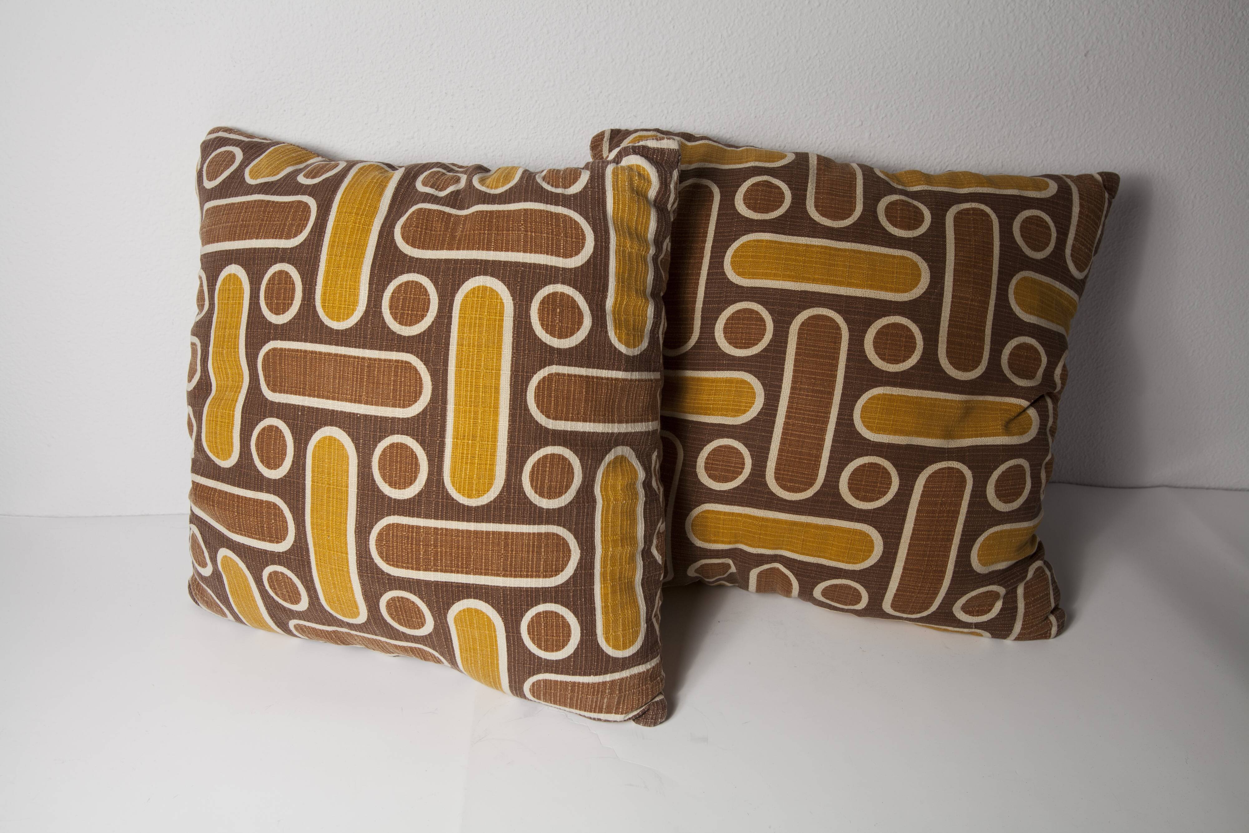 Pair of cushions 70s