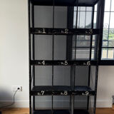 Metal shelves