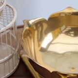 Golden standing cup