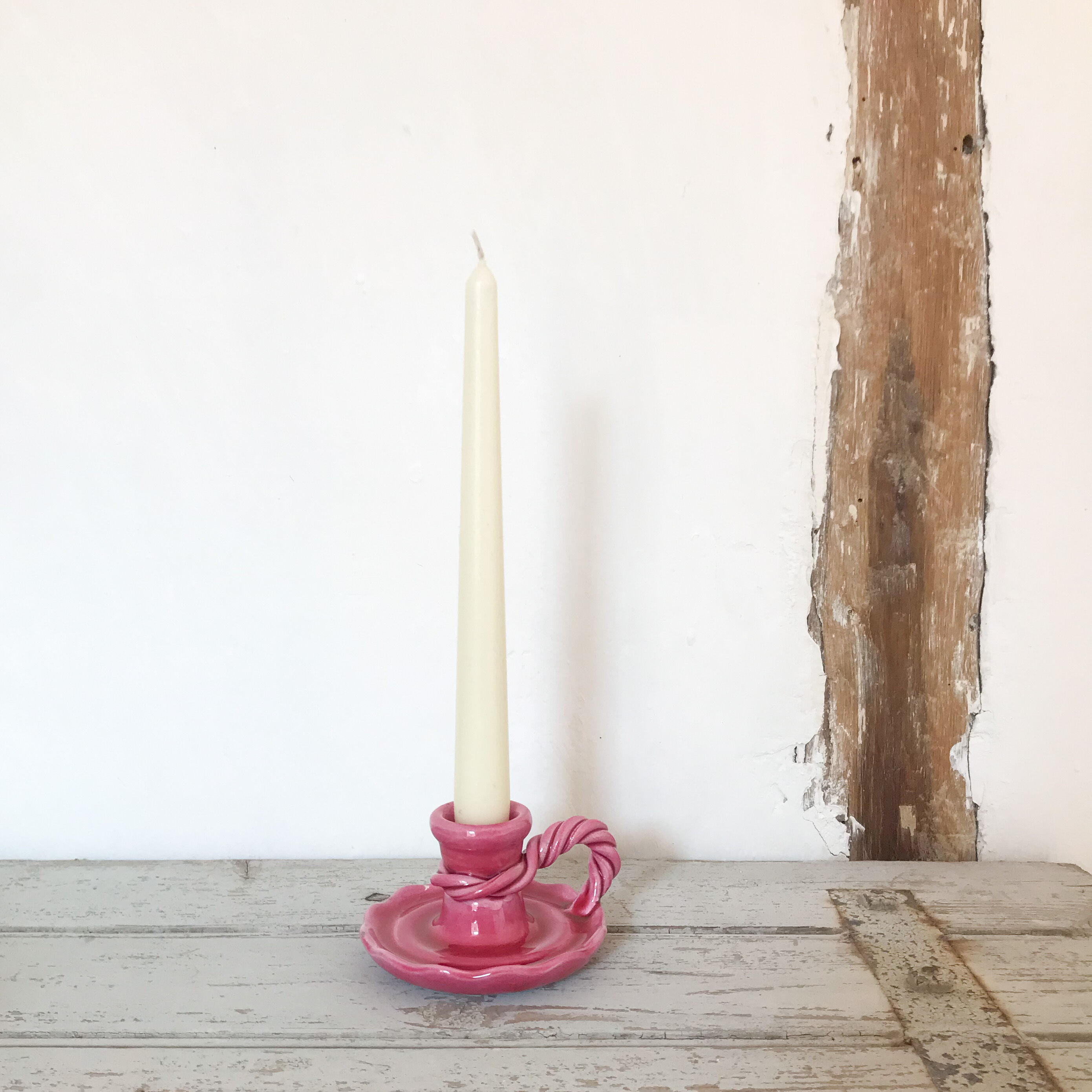 Vallauris ceramic candle holder