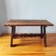 Vintage 1950s Brutalist Chalet Coffee Table