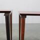 Mid-century Danish nesting tables in solid wood and veneer, 1960s