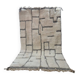 Handmade wool Berber rug 250x150 cm