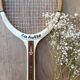 Vintage tennis racket "La Hutte"