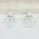 Pair of Limburg Glashütte ceiling lamp flush mount , 1970s