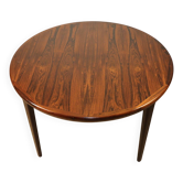 Scandinavian extendable dining table VV Mobler in rosewood, 1960.