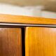 Wardrobe 1970 teak 4 doors half wardrobe half shelf 182 cm