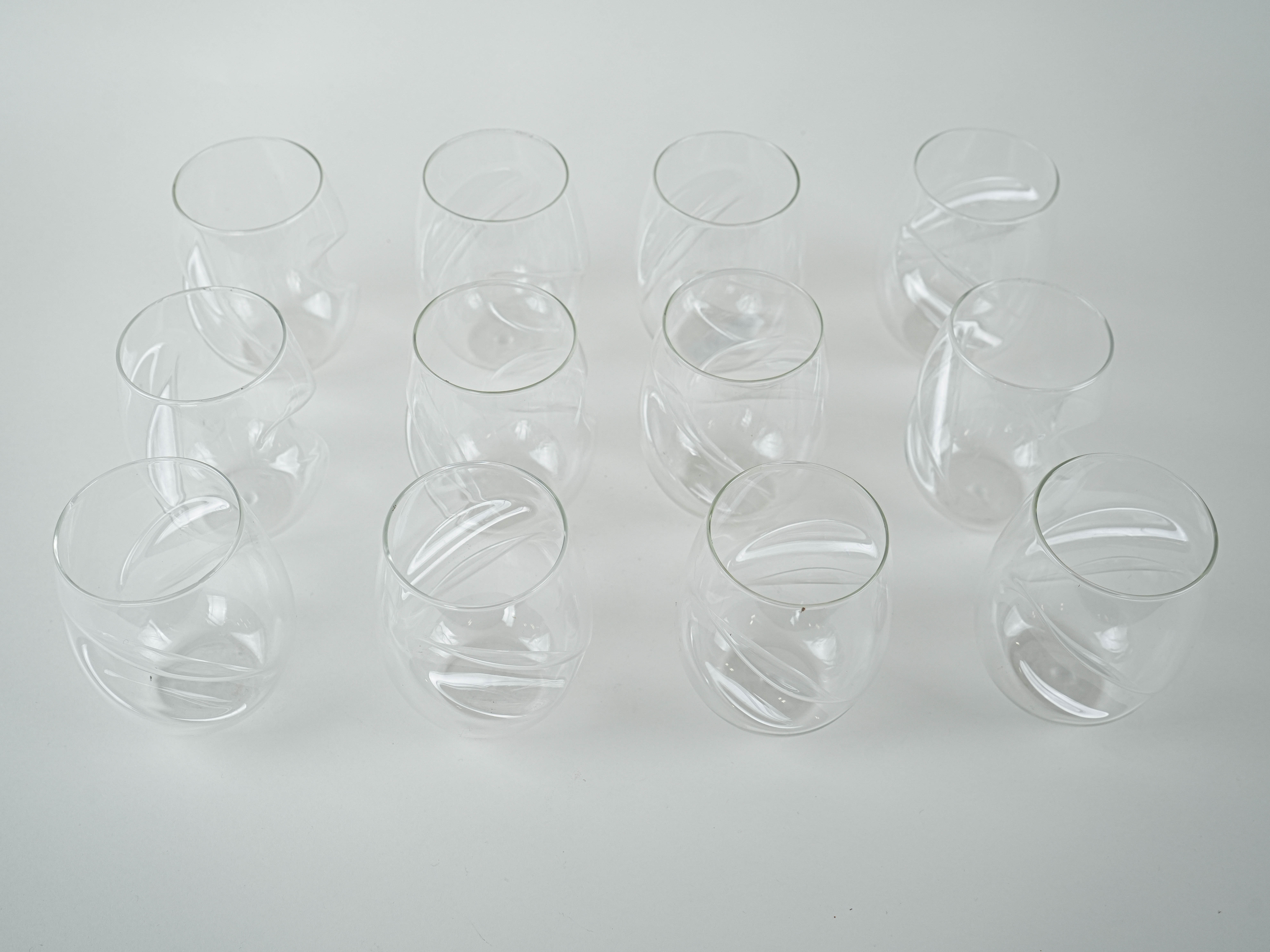 Set of glasses, Danish design, 1970s, made in Denmark