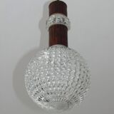 Suspension en verre et bois, 1960