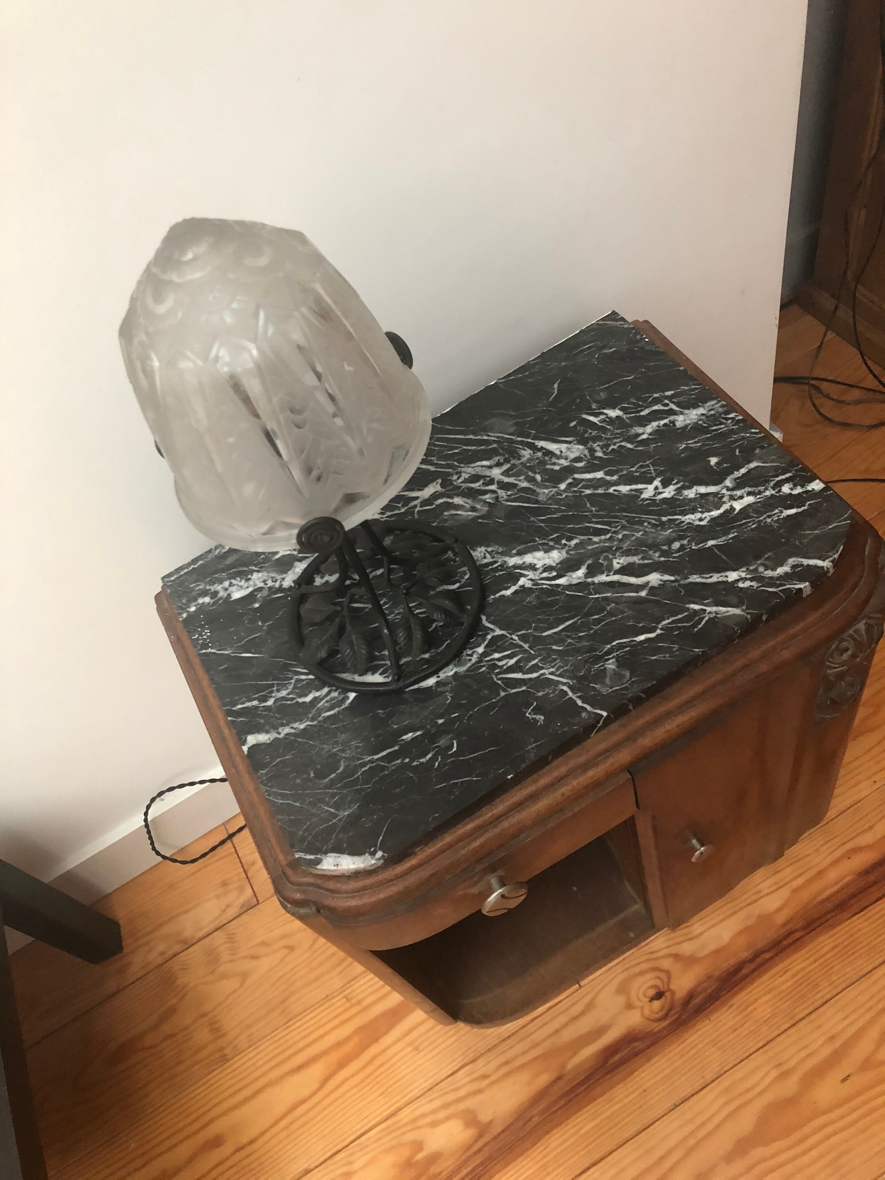 Art Deco bedside table