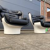 Joe Colombo Elda design armchair, Longhi edition