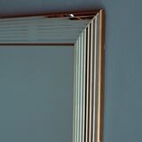 Vintage wall mirror by Deknudt, Belgium 1970