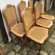 Series of 6 Chairs louis xv acanthus leaves and shell decapitated