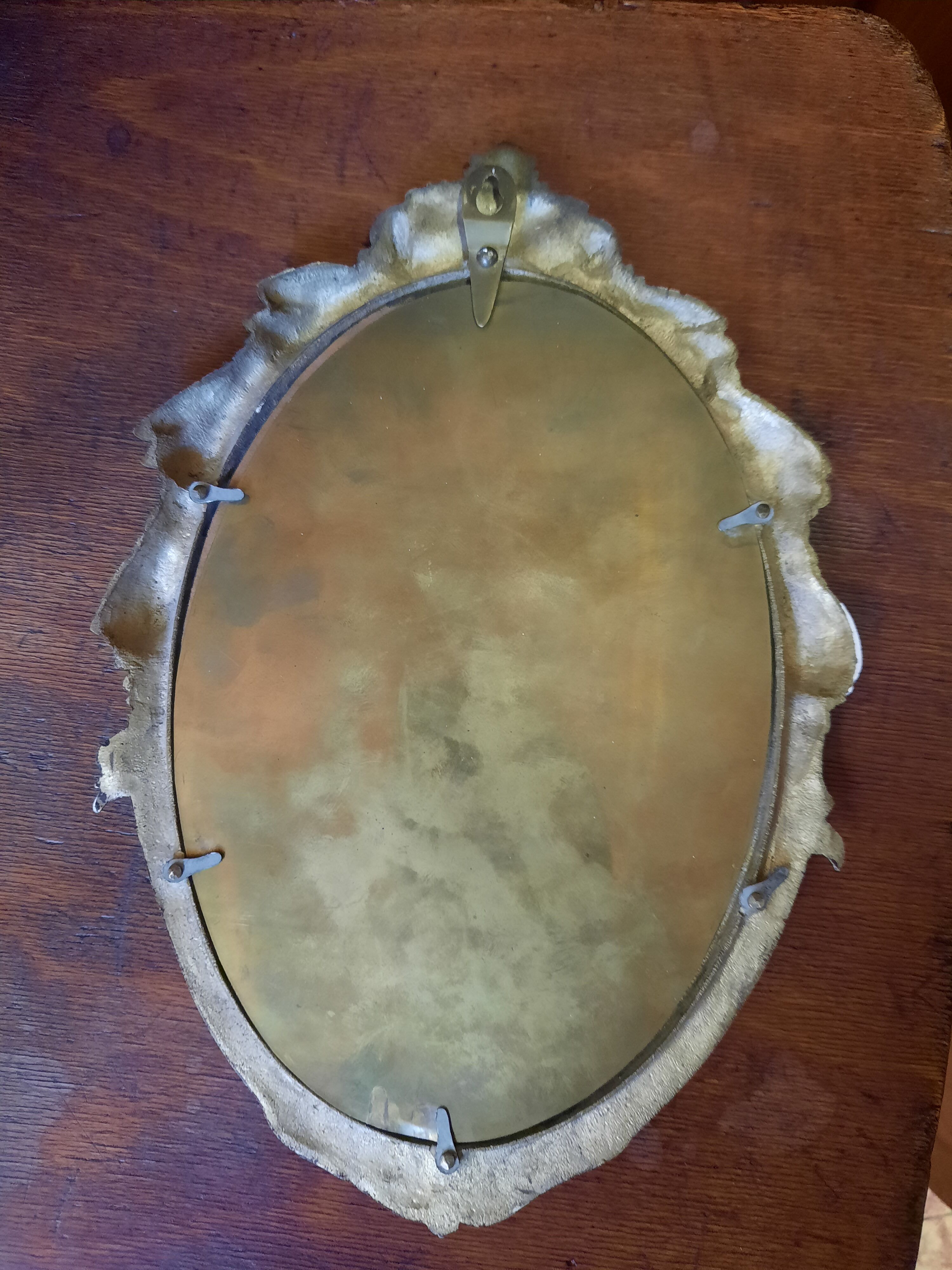 Baroque bronze mirror