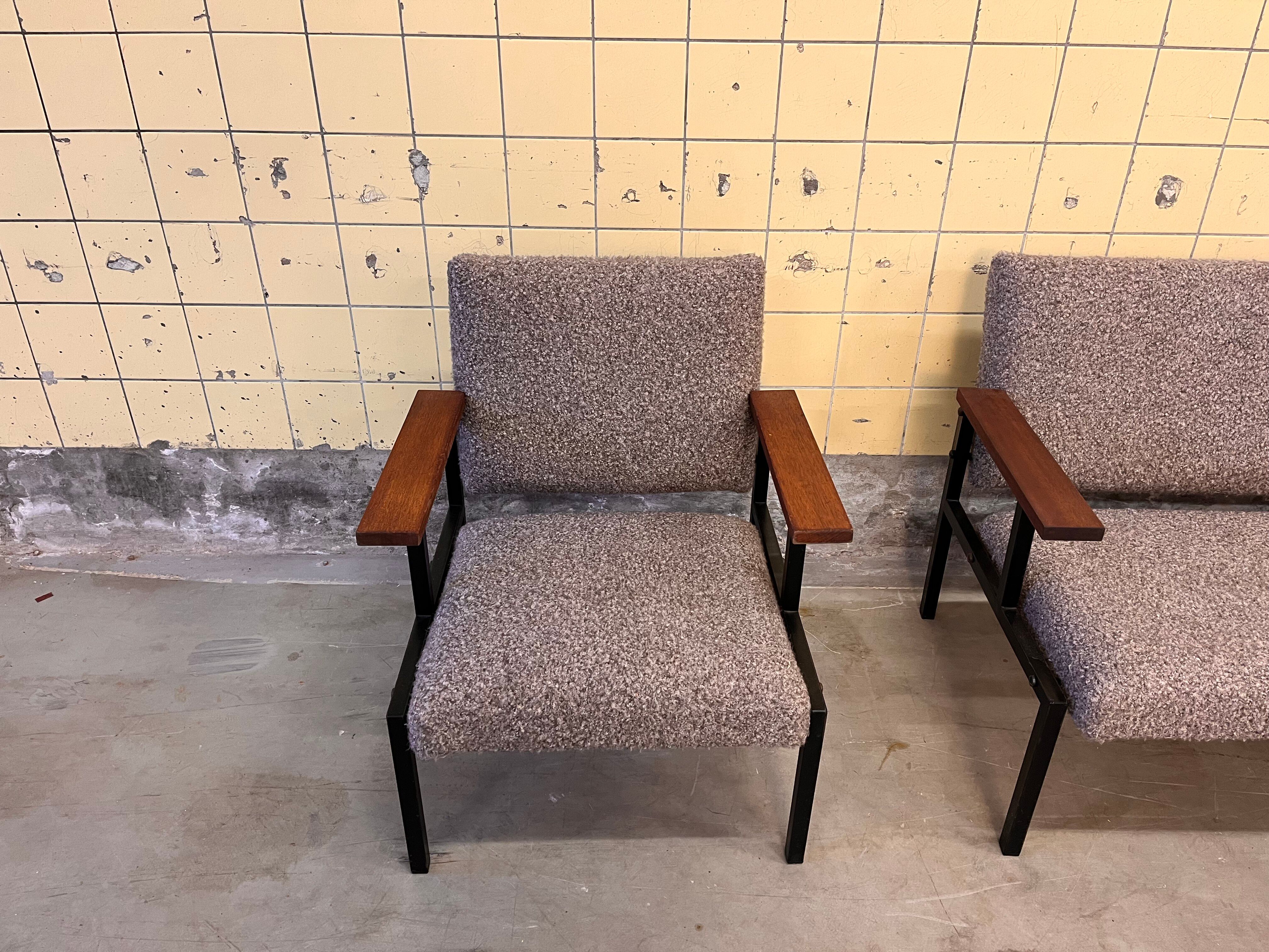 Set of three Belgian sofas