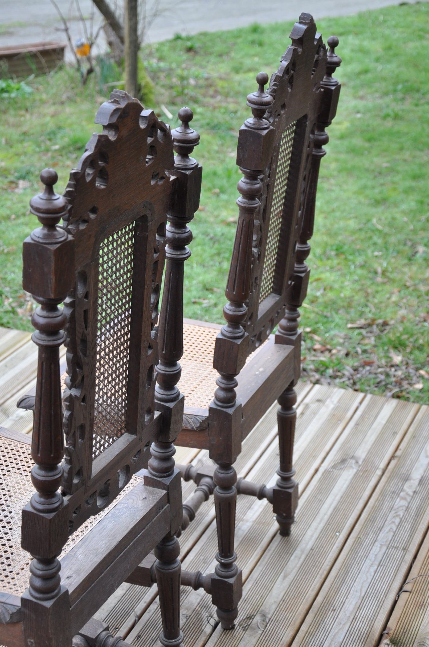 Henri II style chairs