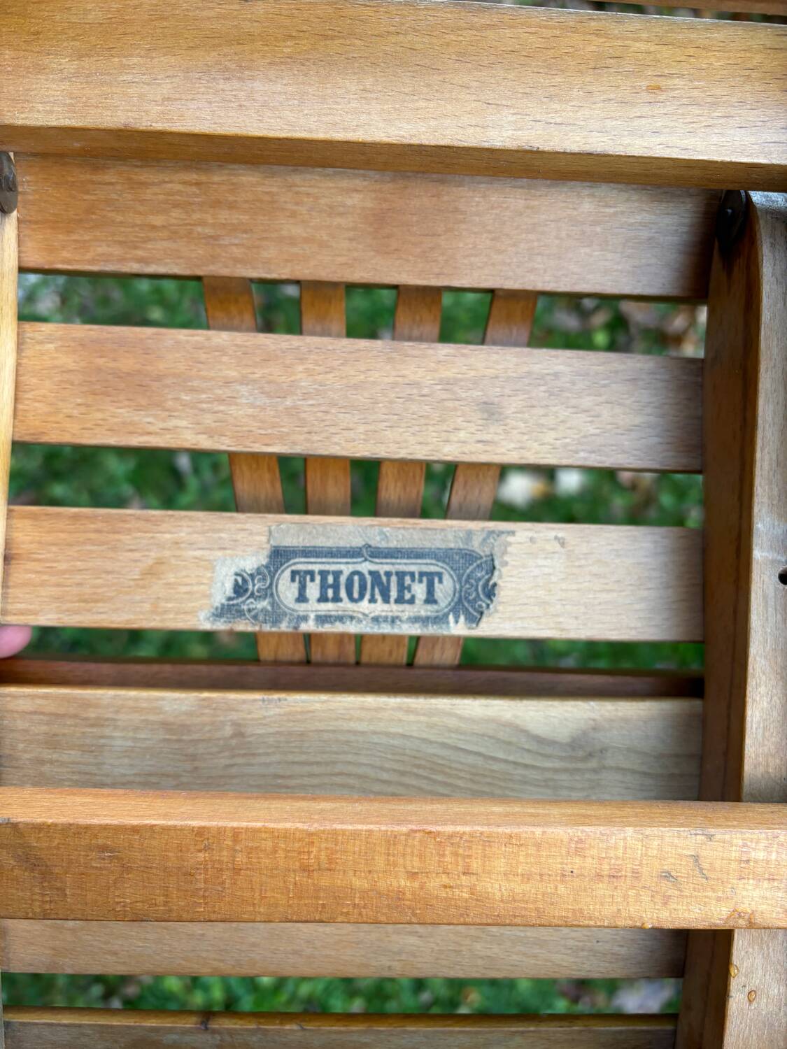 4 chaises pliantes pour enfant Thonet