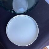 Large green glass jar