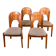 4 'Ole' dining chairs by Koefoeds Hornslet Møbelfabrik, teak, 1960s