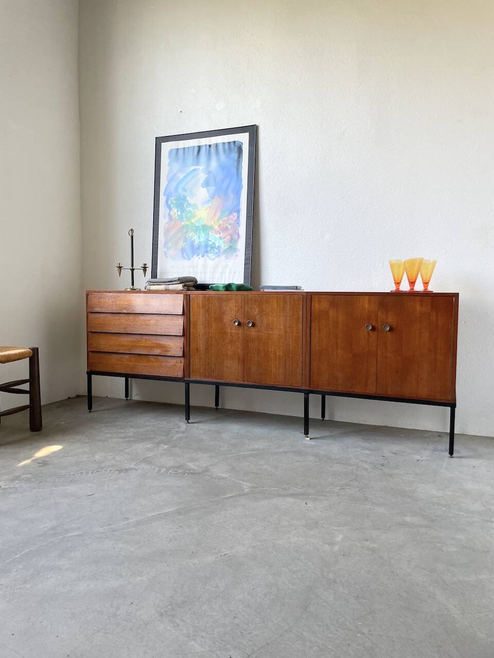 Vintage 50s modernist sideboard