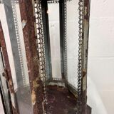 Set of 2 old hanging lanterns / candle holders