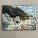 Oil on panel signed M. Beraud