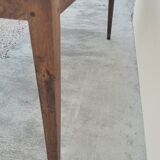 Old rustic farmhouse table 1900 in oak and fir - 1m51