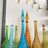 Turquoise blue Empoli carafe