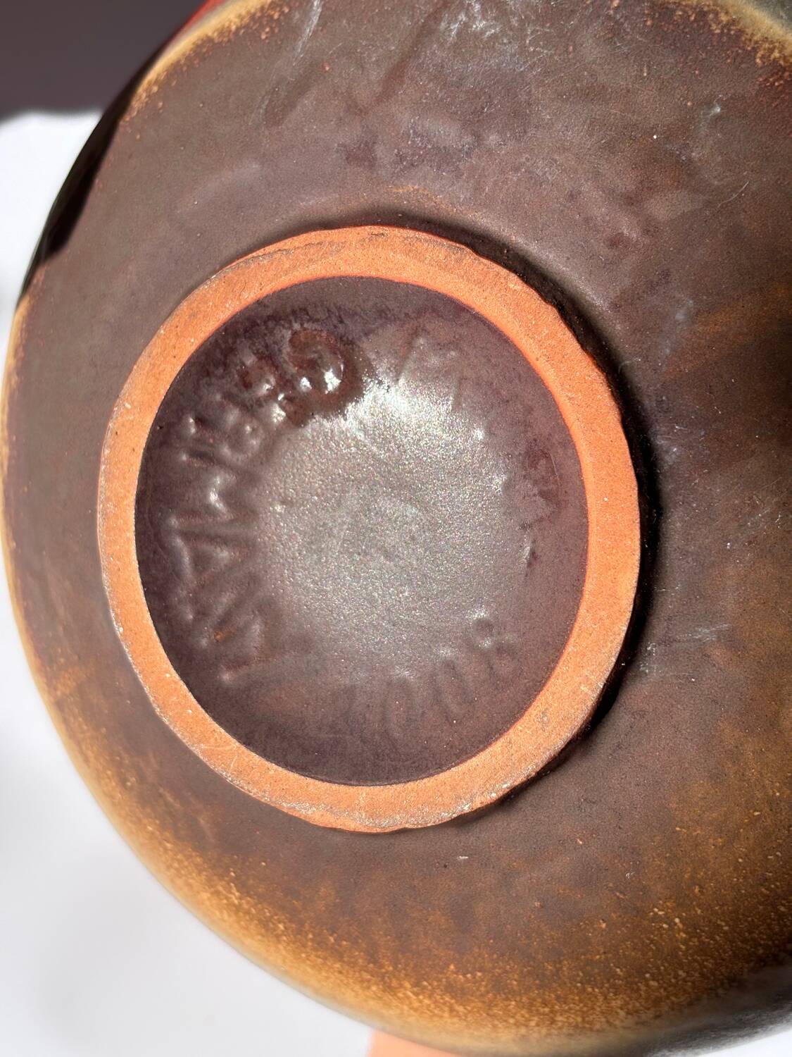 Vase en céramique vintage West Germany