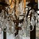 Lustre à pampille  cristal 19 eme