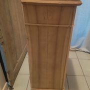 Bedside table solid wood furniture drawer blue