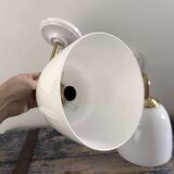 Pair of white wall sconces