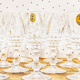 10 vintage liquor glasses, Cristal d'Arques