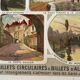 Original poster chemin de fer plm - semur en auxois, henri polard