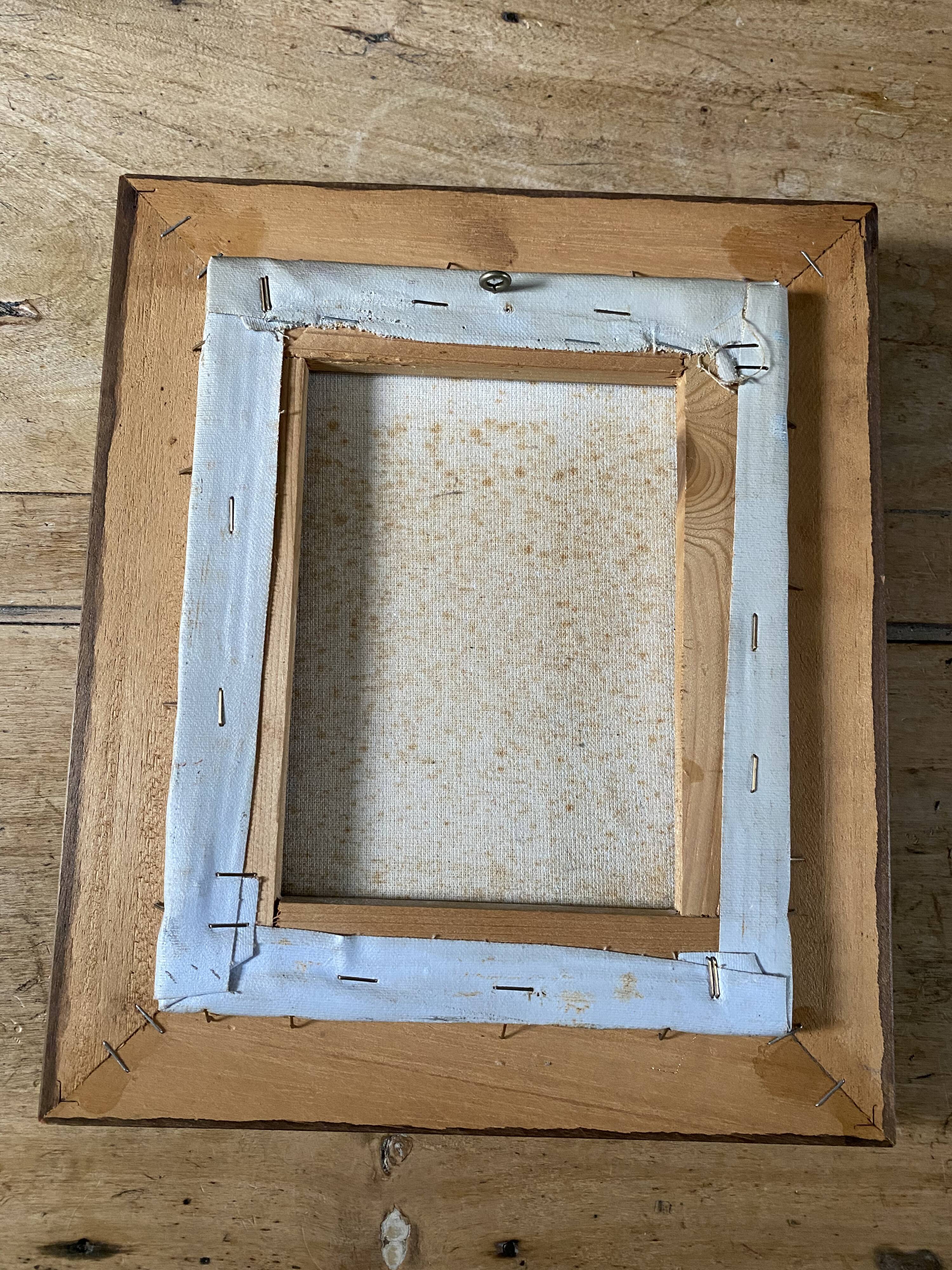 Oil on canvas signed Caroline Burnett