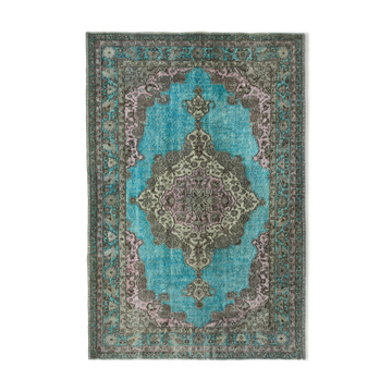 Tapis anatolien à la main des années 1980 180 cm x 271 cm