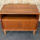 60s 70s teak sideboard Credenza cabinet Danish Modern Design Denmark 70s