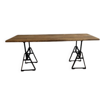Wood/metal console