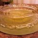 Coupe et plateau verre