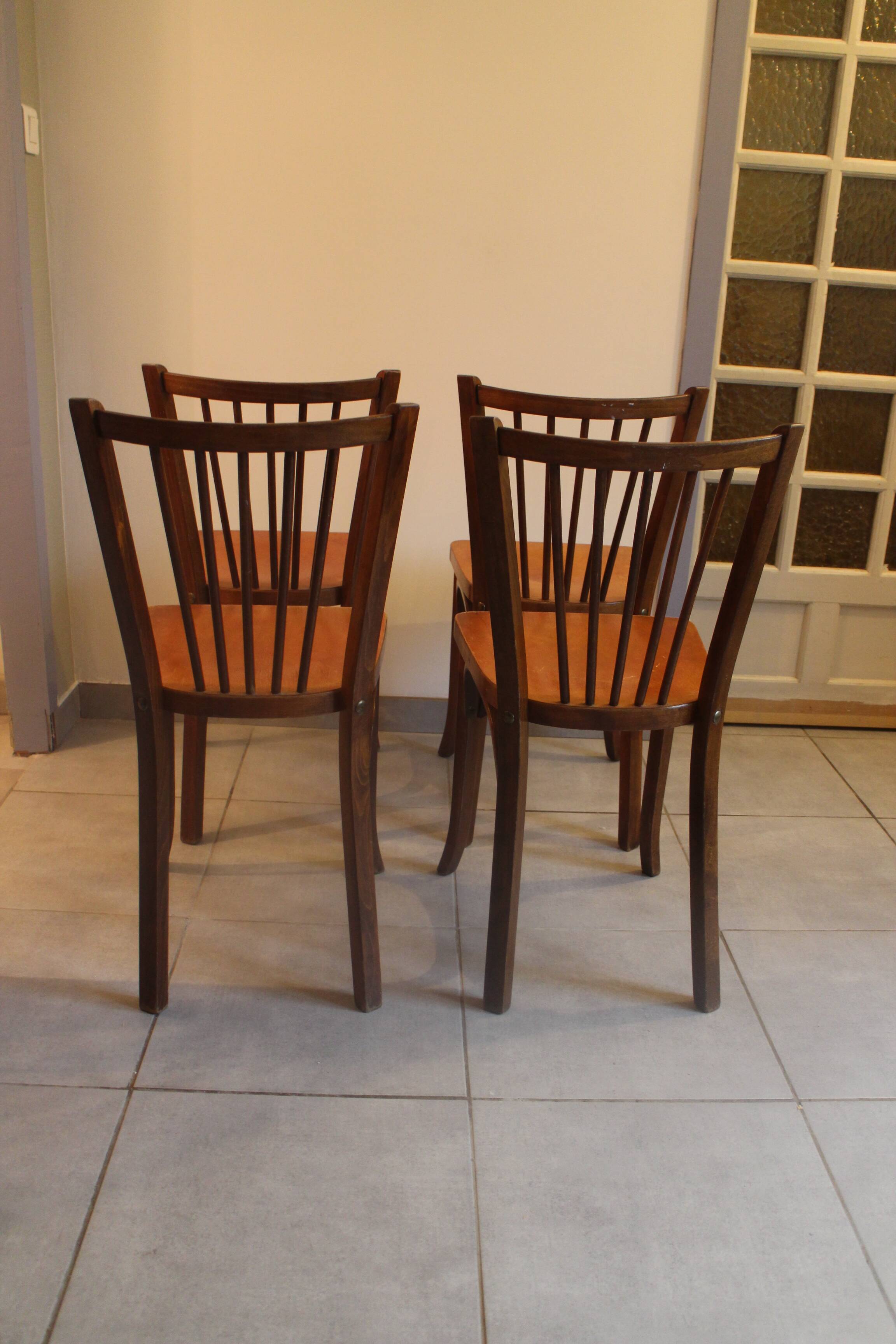 4 Baumann chairs